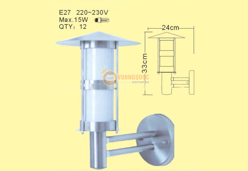 Đèn tường nhập khẩu châu âu ROL236-1